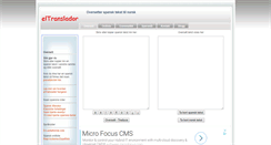 Desktop Screenshot of eltranslador.com
